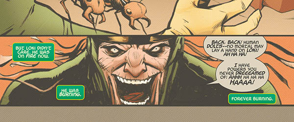 Открытки с богом из вселенной Marvel - Локи                  