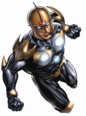 Открытки и картинки с персонажем вселенной Marvel - Нова       