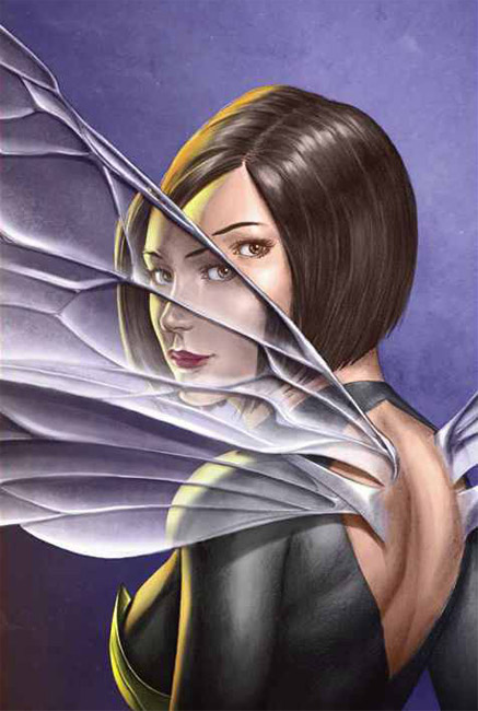 Красочные открытки  с персонажем вселенной Marvel - Осой     