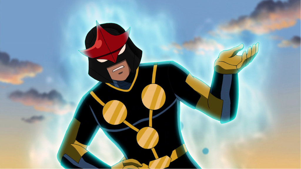 Открытки и картинки с персонажем вселенной Marvel - Нова       