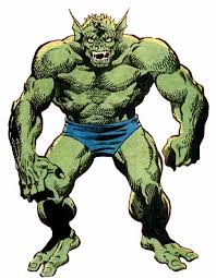 Открытки с суперзлодеем вселенной Marvel - Мерзостью         