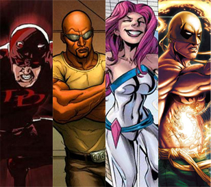 Интересные открытки с героем из комиксов Marvel - Люком Кейдж 