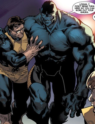 Открытки и картинки с персонажем вселенной марвел - Зверем  