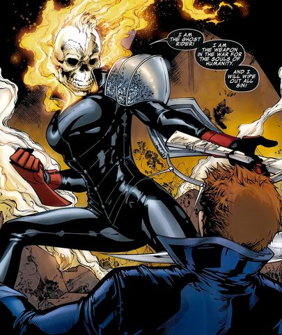 Открытки с персонажем вселенной Marvel - Призрачным Гонщиком 