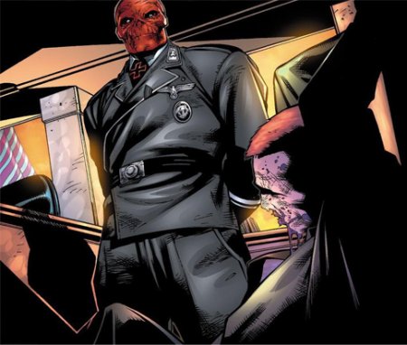 Открытки и картинки с злодеем вселенной Marvel - Красным Черепом 