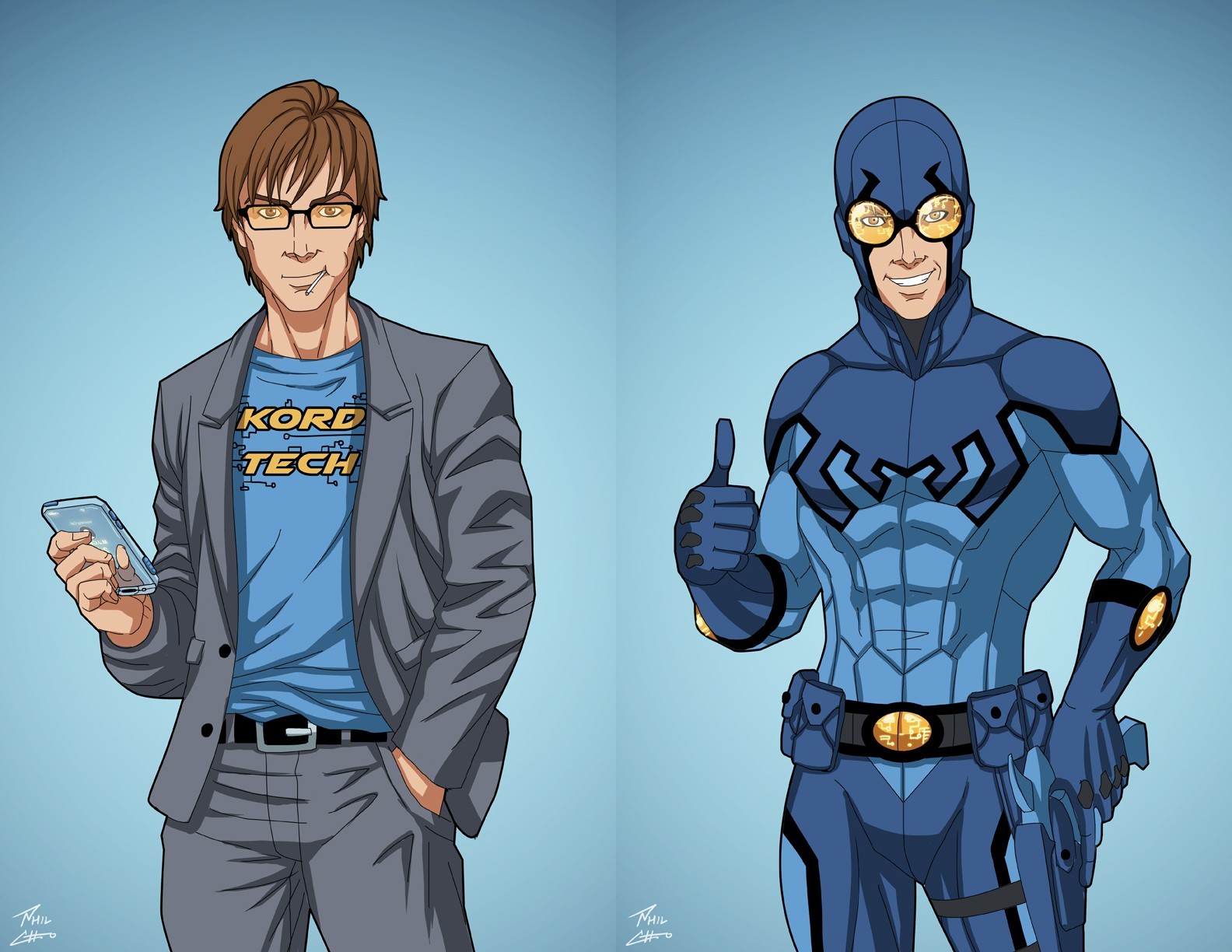 Яркие открытки с персонажем комиксов Марвел - Жук                      