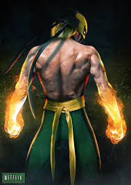 Открытки и картинки с персонажем вселенной марвел - Железным кулаком 