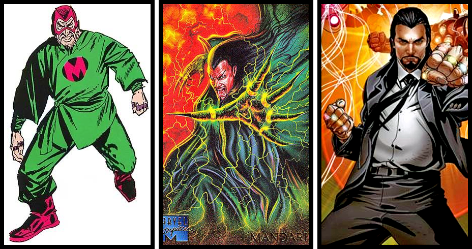 Открытки с суперзлодеем вселенной Marvel - Мандарином        
