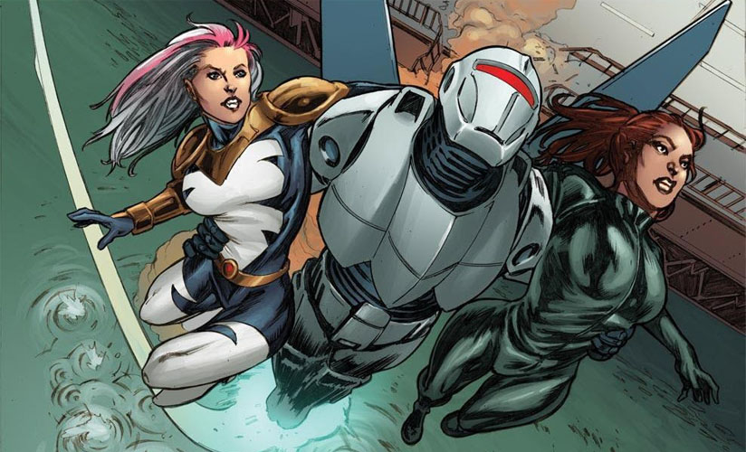 Яркие открытки с персонажем комиксов Марвел - Жук                      