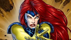 Открытки и картинки с персонажем вселенной Марвел - Джин Грей 