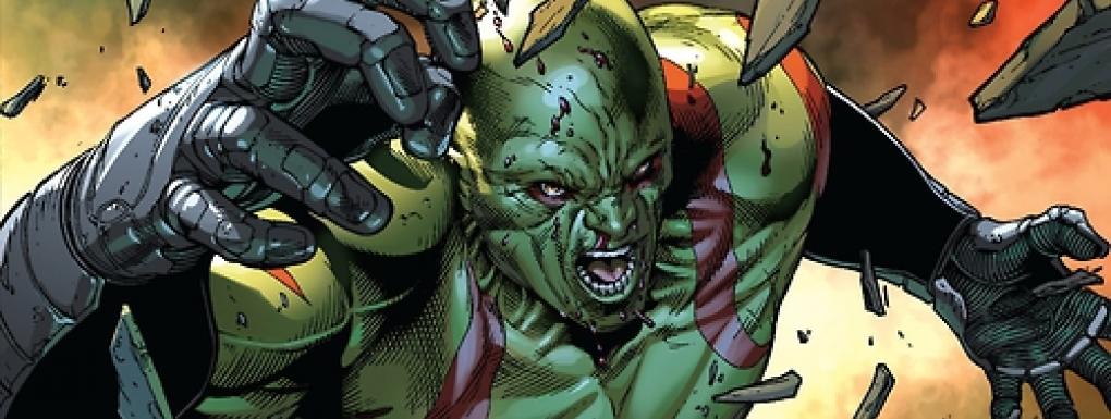 Открытки с персонажем вселенной марвел, стражь галактиик - Дракс 