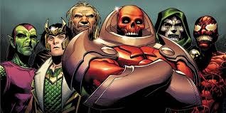 Открытки и картинки с злодеем вселенной Marvel - Красным Черепом 