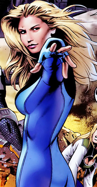 Красивые открытки с персонажем вселенной Marvel - Невидимой Леди 