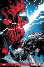 Интересные и яркие открытки с героем комиксов Marvel - Красным Халком 