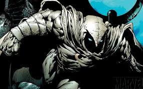 Интересные открытки с героем комиксов Marvel - Лунным Рыцарем 