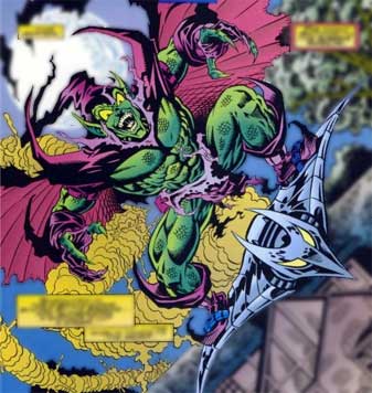 Открытки и картинки с персонажем вселенной Марвел - Зеленым Гоблином 