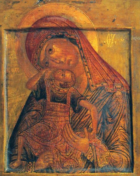 Открытки на день иконы Божьей Матери "Взыграние младенца"     