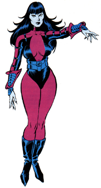 Красочные открытки с персонажем вселенной Marvel - Небула    