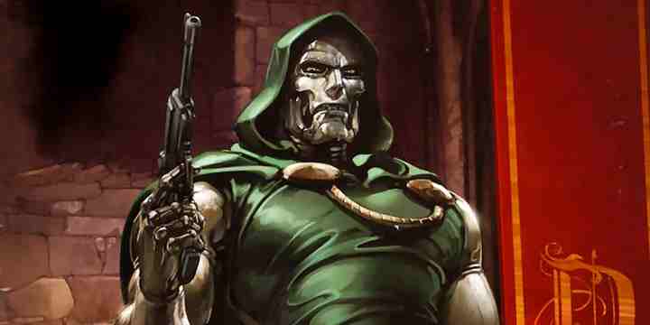 Открытки и картинки с персонажем вселенной Марвел - Доктором Дум 