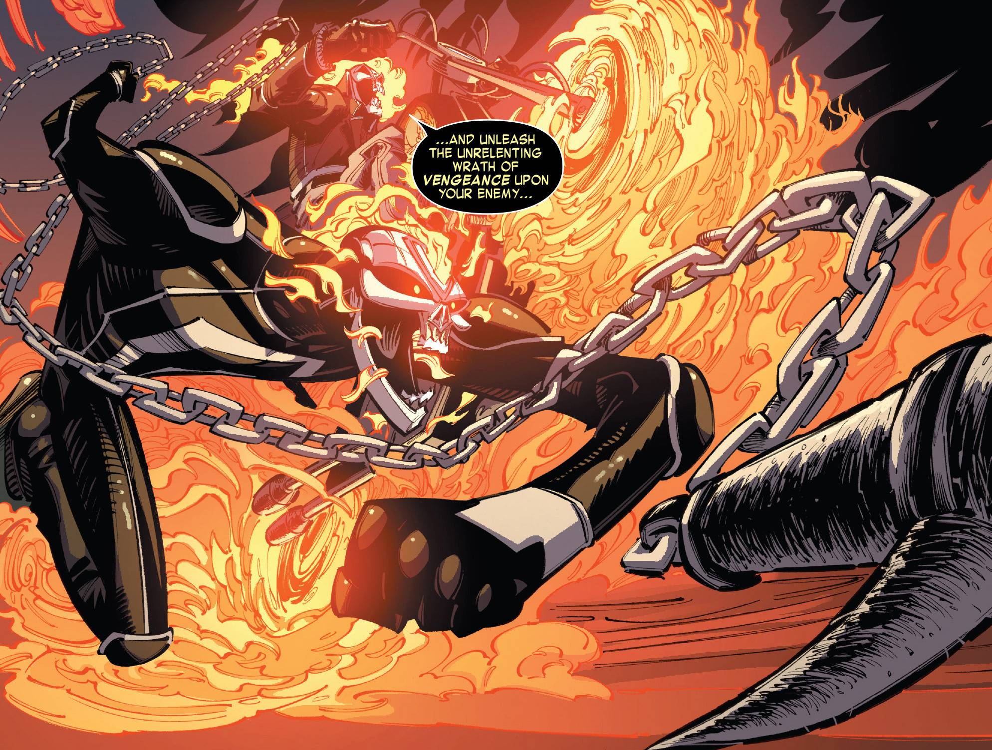 Открытки с персонажем вселенной Marvel - Призрачным Гонщиком 