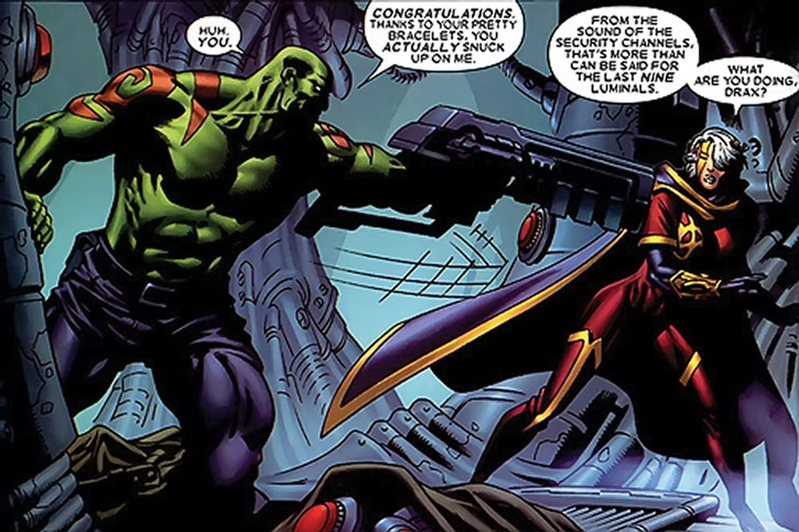 Открытки с персонажем вселенной марвел, стражь галактиик - Дракс 