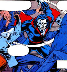 Красочные открытки с персонажем вселенной Marvel - Морбиус   