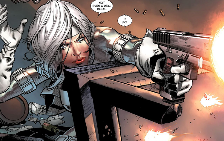 Открытки с персонажем вселенной Marvel - Серебряным Соболем 