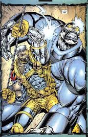 Открытки и картинки с персонажем вселенной Marvel - Кейбл    