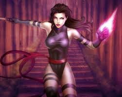 Открытки и картинки с персонажем вселенной Marvel - Псайлок 