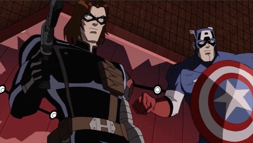 Открытки и картинки с персонажем Вселенной Марвел - Баки          