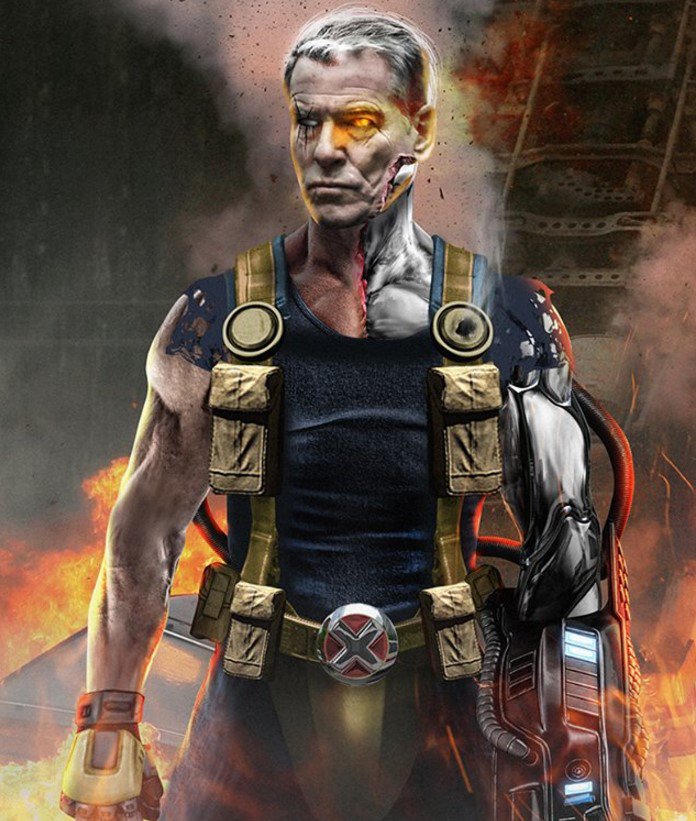 Открытки и картинки с персонажем вселенной Marvel - Кейбл    