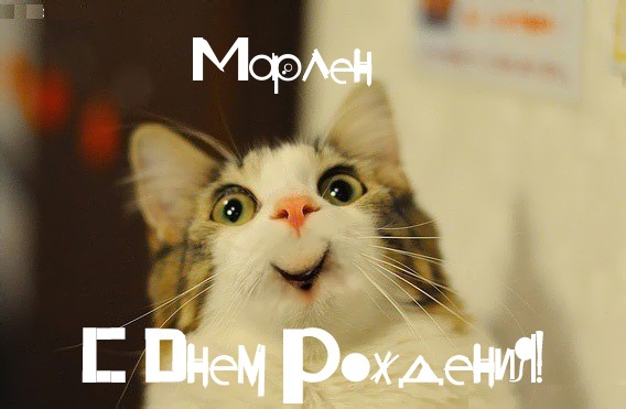 Яркие  и  красочные  именные  открытки  для  Марлена                