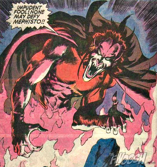 Открытки и картинки с персонажем вселенной Marvel - Мефисто 