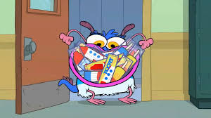 Яркие и забавные открытки с героями из мультфильма Чудище Бансен 