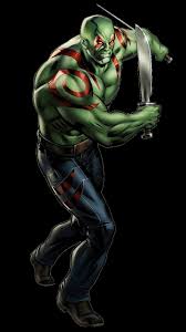 Открытки с персонажем вселенной марвел, стражь галактиик - Дракс 