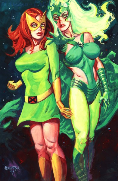 Открытки и картинки с персонажем комиксов Marvel- Полярис     