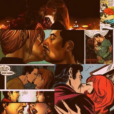 Открытки и картинки с персонажем вселенной Marvel - Пеппер Поттс 