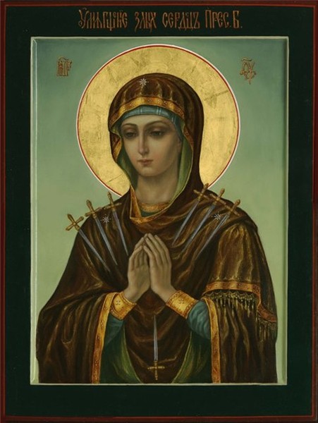 Открытки на день иконы Божьей Матери "Умягчение злых сердец" 