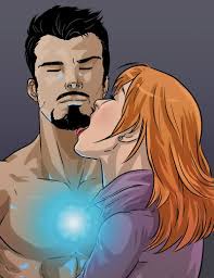 Открытки и картинки с персонажем вселенной Marvel - Пеппер Поттс 