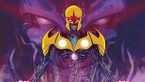 Открытки и картинки с персонажем вселенной Marvel - Нова       