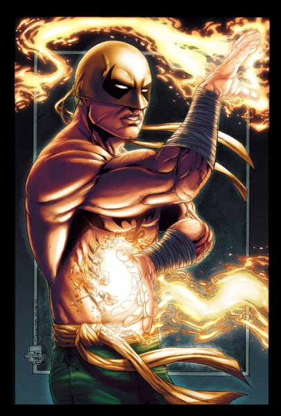 Открытки и картинки с персонажем вселенной марвел - Железным кулаком 