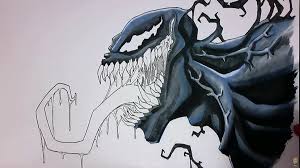 Открытки и картинки с героями марвел Анти-Веномом и Веномом 