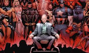 Красочные открытки с персонажем вселенной Marvel - профессором Икс 