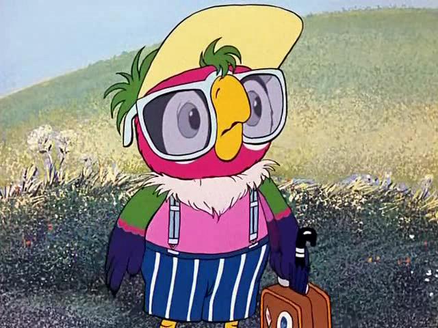 Открытки на день рождения и другие праздники с попугаем Кешей 