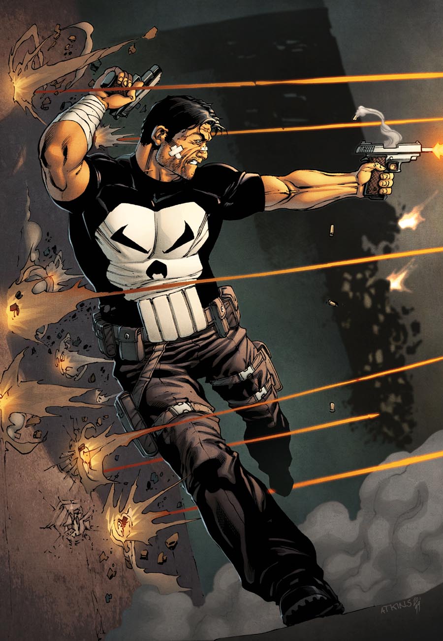 Открытки и картинки с персонажем вселенной Marvel - Карателем 