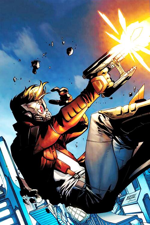 Открытки с персонажем вселенной марвел, стражем галактики - звездным Лордом