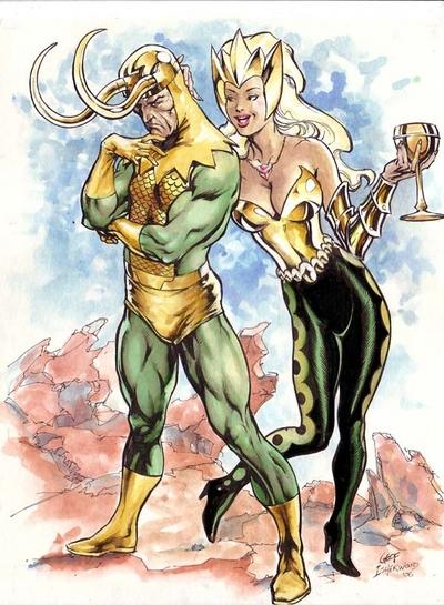 Открытки с богом из вселенной Marvel - Локи                  