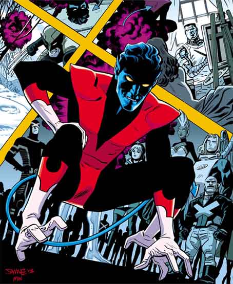 Открытки и картинки с персонажем вселенной Marvel - Ночным Змеем 