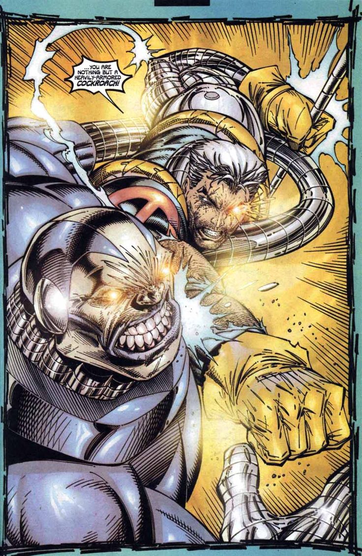 Открытки и картинки с персонажем вселенной Marvel - Кейбл    