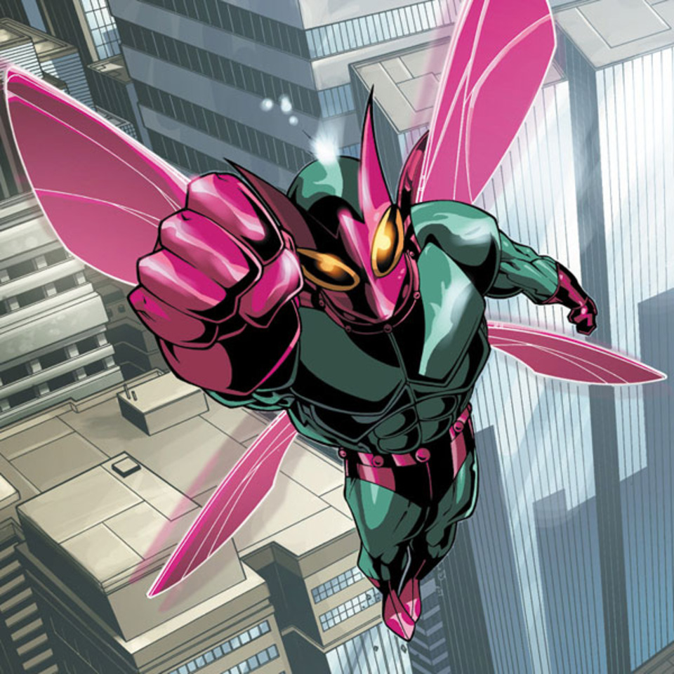 Открытки с героем  Вселенной Марвел - Жук 